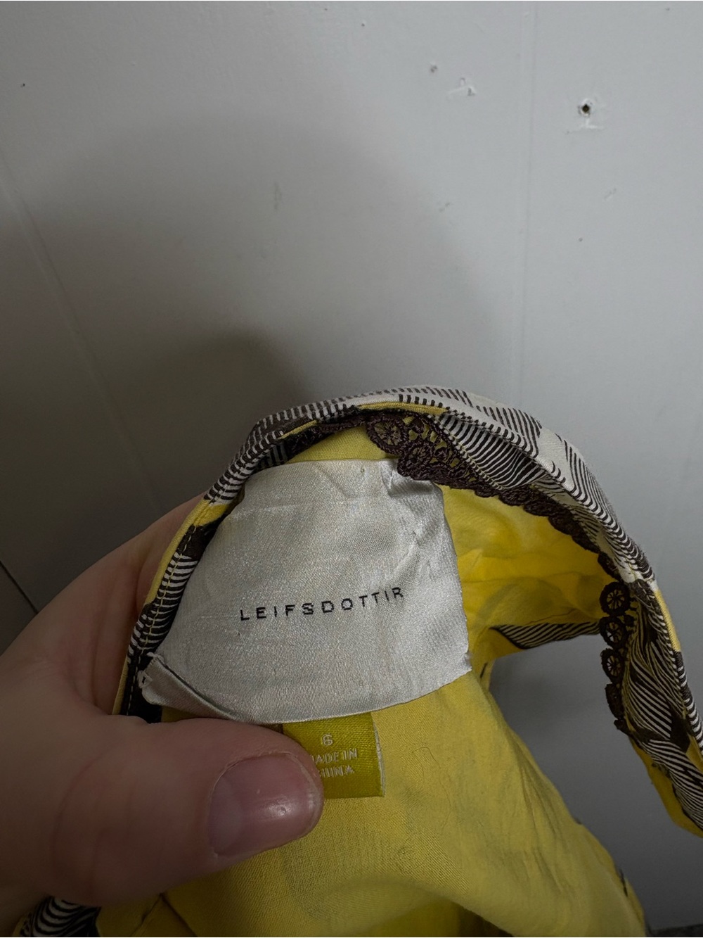 Anthropologie Dress Womens Size 6 Yellow Floral A Line Sunfield Leifsdottir - Picture 4 of 9